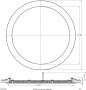 Preview: EVN LPR-Serie LED Einbaupanel, rund, IP20, 27W, 3000K, 2388lm, 350mA, weiß (LPRW303502)