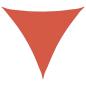 Preview: Sonnensegel 160 g/m² Dreieckig Terrakottarot 5x5x5 m HDPE