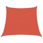 Preview: Sonnensegel 160 g/m² Trapezform Terrakottarot 3/4x3 m HDPE