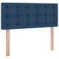 Preview: Bett mit LED-Lichtleisten mit Kopfteil Blau 120 x 200 cm Stoff
