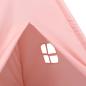 Preview: Kinder Tipi-Zelt mit Tasche Pfirsichhaut Rosa 120x120x150 cm