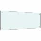 Preview: Küchenrückwand 2 pcs Weiß 100 x 40 cm Gehärtetes Glas