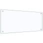 Preview: Küchenrückwand 2 pcs Transparent 90 x 40 cm Gehärtetes Glas
