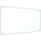 Preview: Küchenrückwand 2 pcs Transparent 90 x 50 cm Gehärtetes Glas