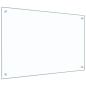 Preview: Küchenrückwand 2 pcs Transparent 90 x 60 cm Gehärtetes Glas