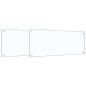 Preview: Küchenrückwand 2 pcs Transparent 100 x 40 cm Gehärtetes Glas