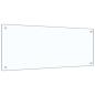 Preview: Küchenrückwand 2 pcs Transparent 100 x 40 cm Gehärtetes Glas