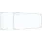 Preview: Küchenrückwand 2 pcs Transparent 100 x 50 cm Gehärtetes Glas