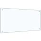 Preview: Küchenrückwand 2 pcs Transparent 100 x 50 cm Gehärtetes Glas