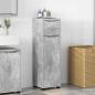 Preview: ARDEBO.de - Badezimmerschrank Beton Grau 30,5 x 30 x 101 cm Holzwerkstoff