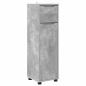 Preview: Badezimmerschrank Beton Grau 30,5 x 30 x 101 cm Holzwerkstoff