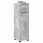 Preview: Badezimmerschrank Beton Grau 30,5 x 30 x 101 cm Holzwerkstoff