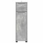 Preview: Badezimmerschrank Beton Grau 30,5 x 30 x 101 cm Holzwerkstoff
