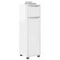 Preview: Badezimmerschrank mit Regal Hochglanz Weiß 30,5 x 30 x 101 cm