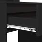 Preview: Schlafzimmer-Frisiertische mit Regal Schwarz 80 x 39,6 x 135 cm
