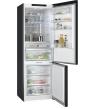 Preview: Siemens KG49NSBBF iQ700 Stand Kühl-Gefrierkombination, 70 cm breit, 440 L, noFrost , dimLight, superKühlen, SuperGefrieren, schwarz