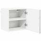 Preview: Wandschrank PORTO Beton Grau 40 x 31 x 40 cm Holzwerkstoff