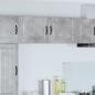 Preview: ARDEBO.de - Küchenwandschrank mit Regal 2 pcs Beton Grau 50 x 31 x 40 cm