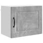 Preview: Küchenwandschrank mit Regal 2 pcs Beton Grau 50 x 31 x 40 cm