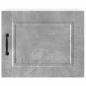 Preview: Küchenwandschrank mit Regal 2 pcs Beton Grau 50 x 31 x 40 cm