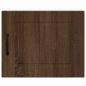 Preview: Küchenwandschrank mit Regal Braun Eichen-Optik 50 x 31 x 40 cm