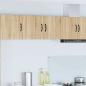 Preview: ARDEBO.de - Küchenwandschrank Sonoma-Eiche 80 x 31 x 40 cm Holzwerkstoff