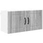 Preview: Küchenwandschrank Graues Sonoma 80 x 31 x 40 cm Holzwerkstoff