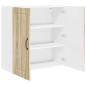 Preview: Küchenwandschrank Sonoma-Eiche 80 x 31 x 80 cm Holzwerkstoff