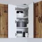 Preview: Wand-Eckschrank PORTO Altholz 57 x 57 x 80 cm Holzwerkstoff