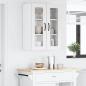 Preview: Küchenwandschrank mit Regal Weiß 60 x 31 x 80 cm Holzwerkstoff