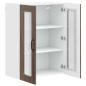 Preview: Küchenwandschrank mit Regal Braun Eichen-Optik 60 x 31 x 80 cm