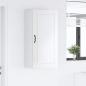 Preview: Wandschrank PORTO Hochglanz Weiß 50 x 31 x 100 cm Holzwerkstoff