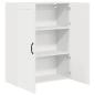 Preview: Küchenwandschrank mit Regal Weiß 80 x 31 x 100 cm Holzwerkstoff