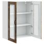 Preview: Küchenwandschrank mit Regal Geräucherte Eiche 80 x 31 x 100 cm