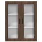 Preview: Küchenwandschrank mit Regal Braun Eichen-Optik 80 x 31 x 100 cm