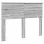 Preview: Kopfteil mit Kopfteil Graues Sonoma 135 cm Holzwerkstoff