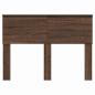 Preview: Kopfteil mit Kopfteil Braun Eichen-Optik 135 cm Holzwerkstoff