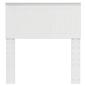 Preview: Kopfteil mit Kopfteil Glänzend Weiß 80 cm Holzwerkstoff