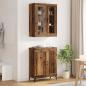 Preview: Highboard Altholz 69,5 x 34 x 180 cm Holzwerkstoff