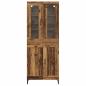 Preview: Highboard Altholz 69,5 x 34 x 180 cm Holzwerkstoff