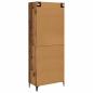 Preview: Highboard Altholz 69,5 x 34 x 180 cm Holzwerkstoff
