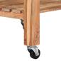 Preview: Servierwagen 58x58x89 cm Massivholz Akazie
