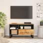 Preview: ARDEBO.de - TV-Schrank 80x33x46 cm Massivholz Mango & Holzwerkstoff