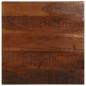 Preview: ARDEBO.de - Tischplatte 40x40x2,5 cm Quadratisch Altholz Massiv
