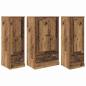 Preview: Highboard mit Schubladen 3 pcs Altholz Holzwerkstoff