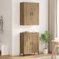 Preview: Highboard Artisan-Eiche 69,5 x 34 x 180 cm Holzwerkstoff