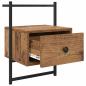Preview: Nachttisch 2 pcs Altholz 35 x 30 x 51 cm Holzwerkstoff