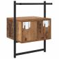 Preview: Nachttisch 2 pcs Altholz 35 x 30 x 51 cm Holzwerkstoff