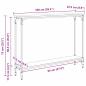 Preview: Konsolentisch Altholz 102 x 23 x 15.5 cm Holzwerkstoff