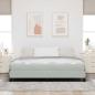 Preview: Boxspringbett mit Matratze Hellgrau 180 x 210 cm Samt